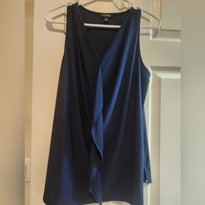 Blue sleeveless tank 1X